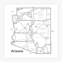 Arizona Map Print