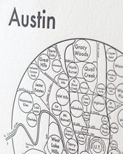 Austin Map Map Print