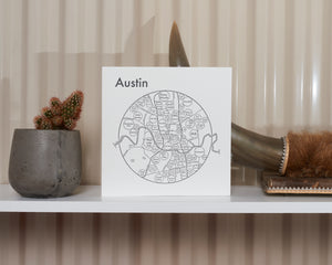 Austin Map Map Print