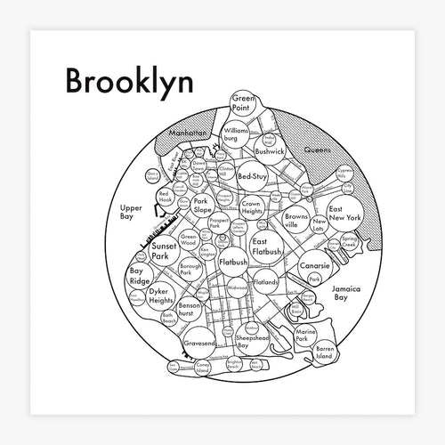 Brooklyn Map Print