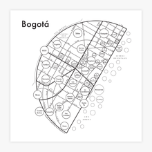 Bogota Map Print
