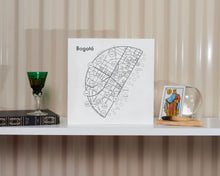 Bogota Map Print