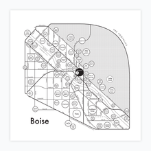 Boise Map Print