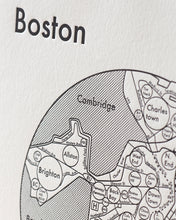 Boston Map Print
