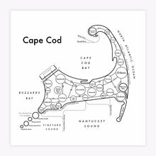 Cape Cod Map Print