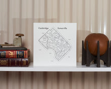 Cambridge & Somerville Map Print