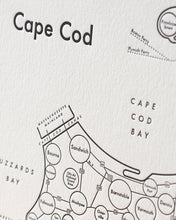Cape Cod Map Print