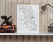 Chicago Map Print