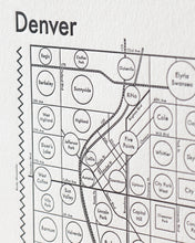 Denver Map Print