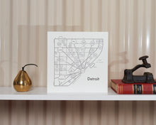 Detroit Map Print