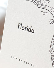 Florida Map Print