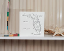 Florida Map Print