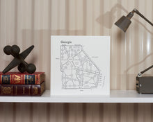 Georgia Map Print