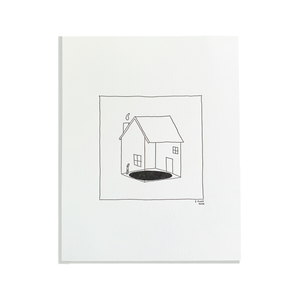 Home Hole Letterpress Print