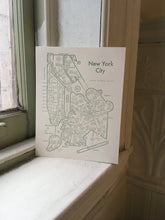 New York City Map Print