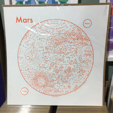 Mars Map Print