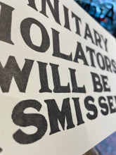 Alexander Barrett :: Sanitary Violators