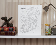 Ireland Map Print