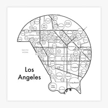 Los Angeles Map Print