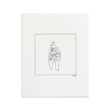 Lady Full Letterpress Print