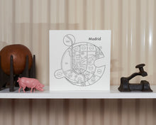 Madrid Map Print