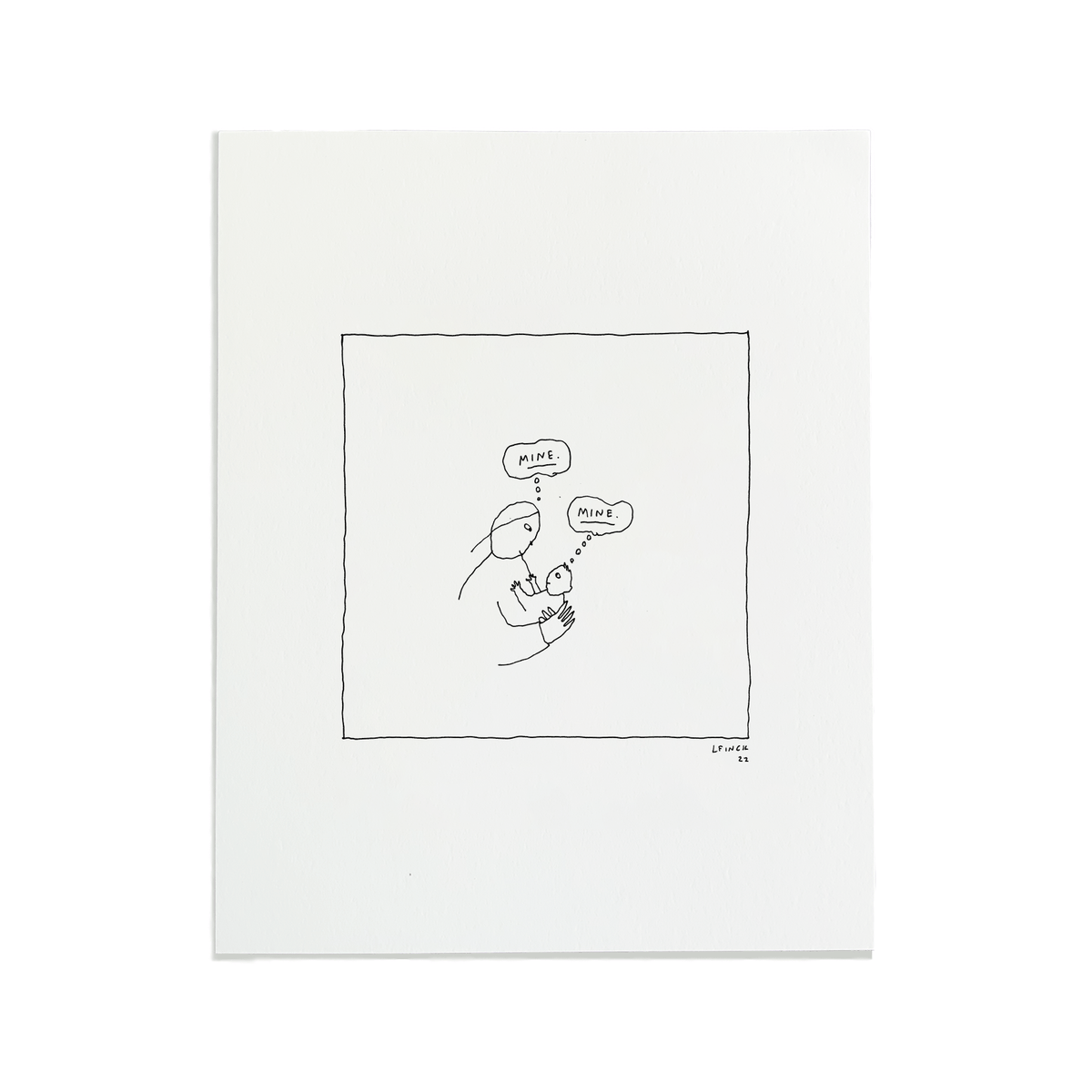 Mine Letterpress Print Archie's Press