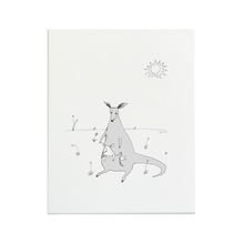 Roo Letterpress Print