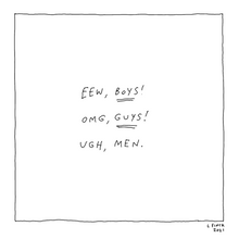 Ewww Boys Letterpress Print