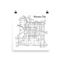 Kansas City Map Print