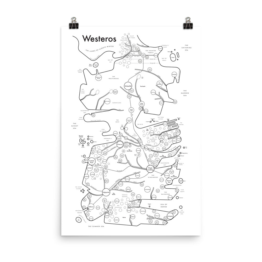 Westeros Map – Archie's Press for Free Printable Map Of Westeros