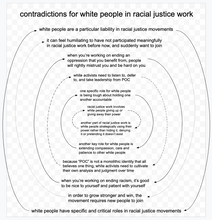 Contradictions for White People in Racial Justice Work