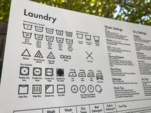 Laundry Chart