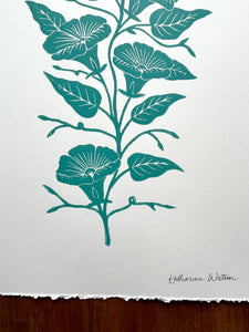 Katharine Watson - Hand Block Printed Art Print - No. 5660