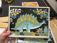 Four Eyes Illustration :: Stegosaurus - Archie's Press