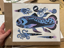 Four Eyes Illustration :: Prehistoric Fish - Archie's Press