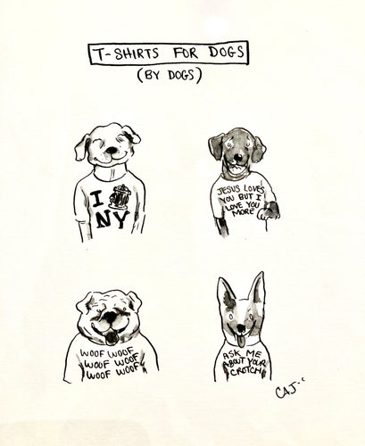 Carolita: T-shirts for dogs (by dogs)