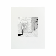 Moonbeam Letterpress Print