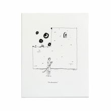 Downstairs by Liana Finck Letterpress Print