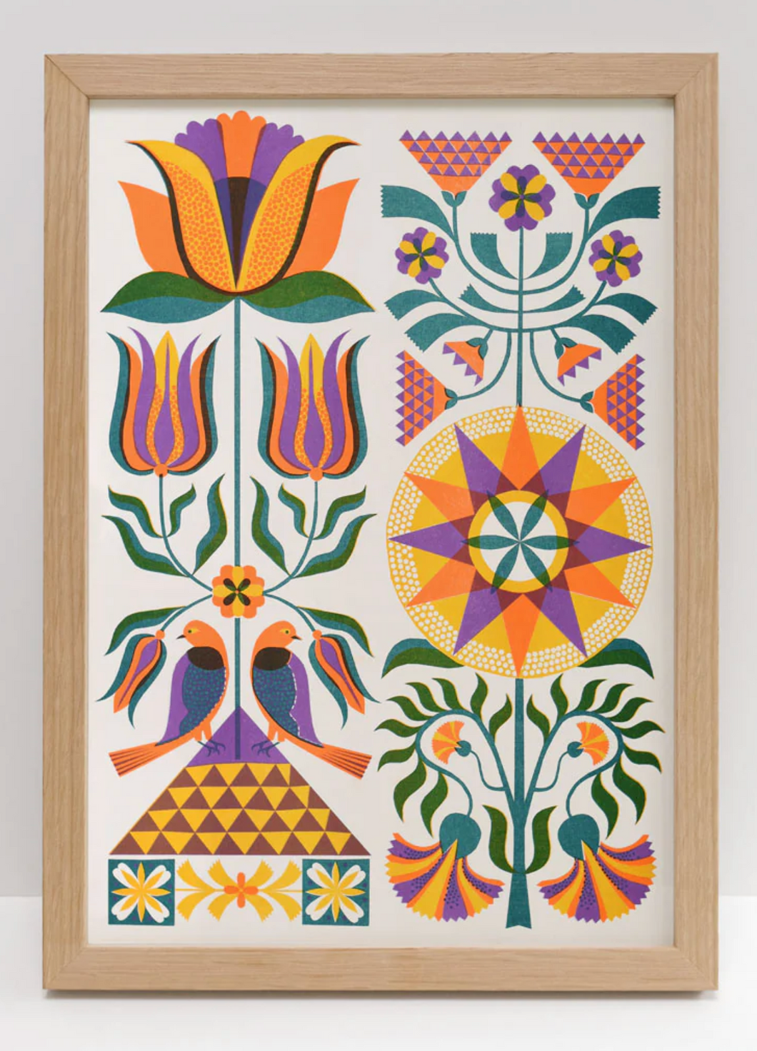 Printer Johnson :: Fraktur Floral :: A3