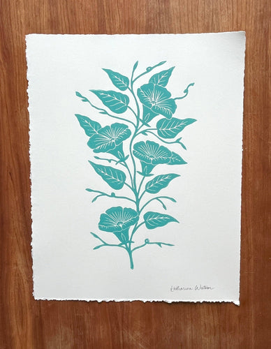 Katharine Watson - Hand Block Printed Art Print - No. 5660