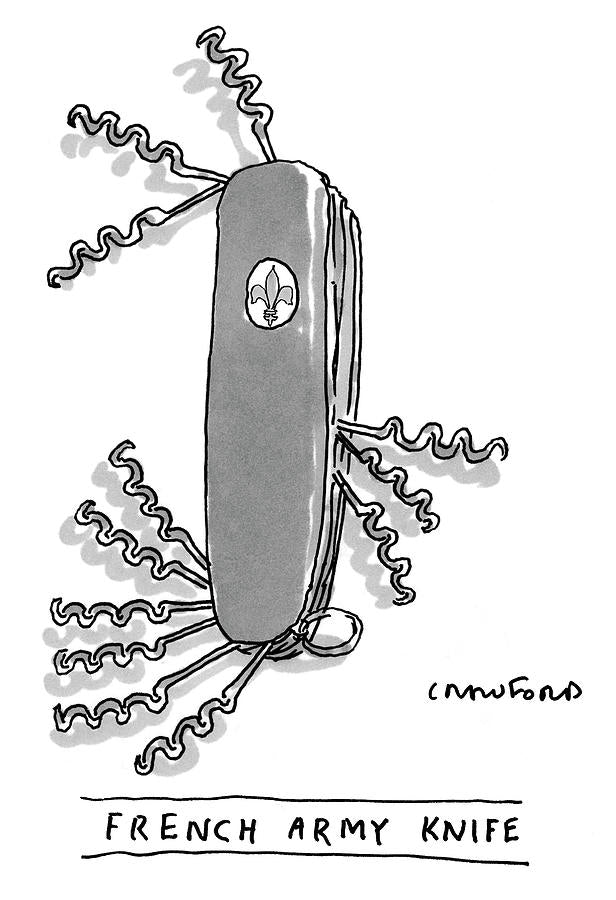 French Army Knife (Crawford TNY cartoon)