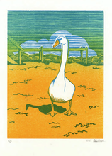Neha Marina :: Woodcut Goose - Archie's Press