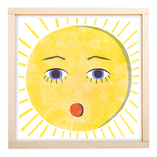 Isatopia - Soleil Sun Riso Print