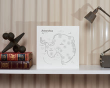 Antarctica Map Print