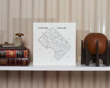 Cambridge & Somerville Map Print
