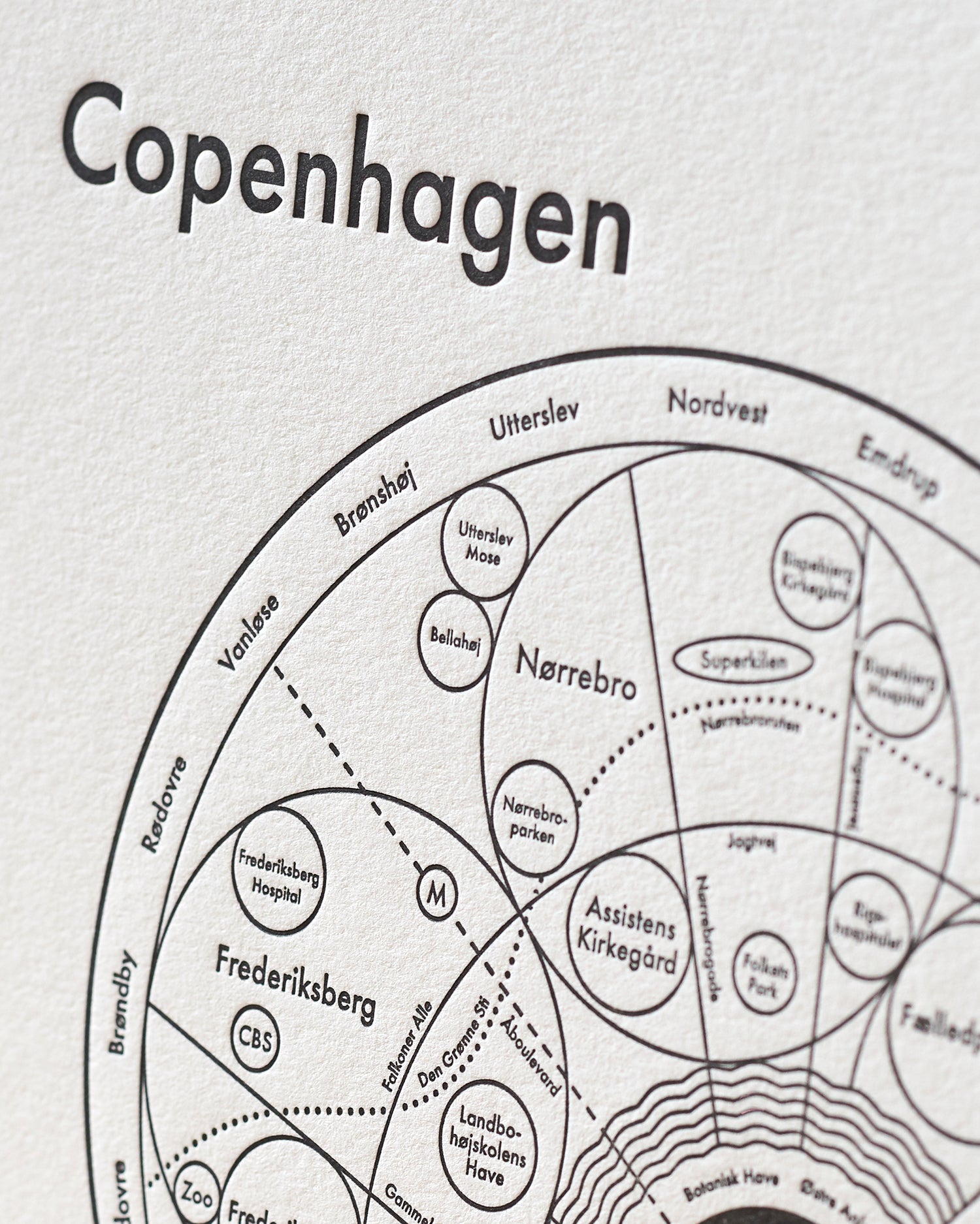 Rejse tiltale Silicon skarpt Copenhagen Map Print – Archie's Press