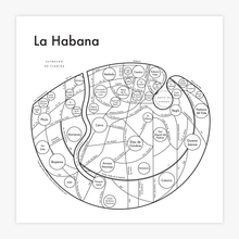 Havana Map Print