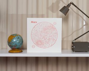 Mars Map Print