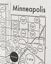 Minneapolis Map Print
