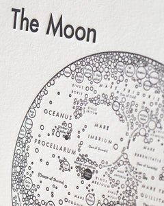 Moon Map Print